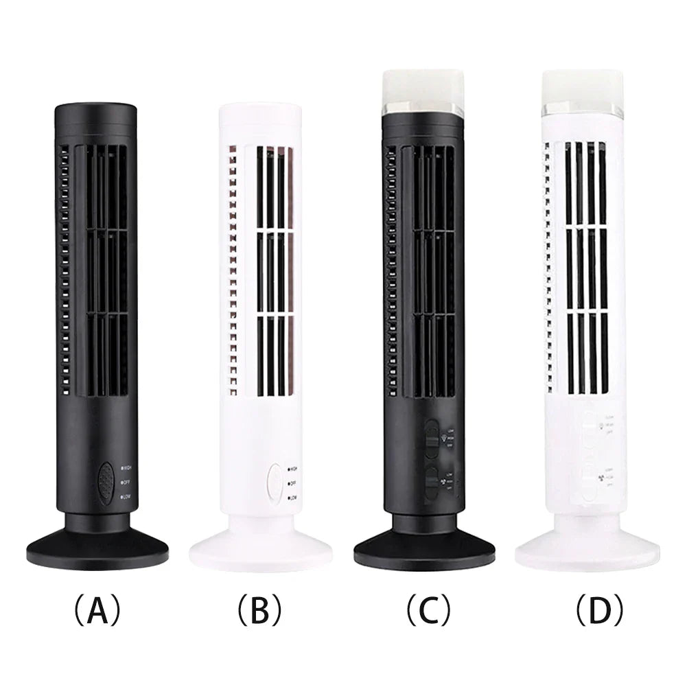 Portable Tower Fan – Slim Mini Cooling Fan | Quiet Air Circulator for Home & Office