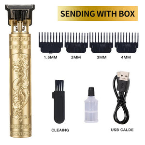 T9 Hair Trimmer – Rechargeable Professional Beard & Hair Clipper (Plastic Body)