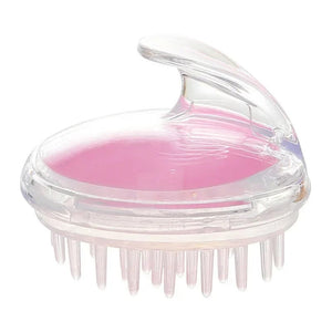 Pack of 2 Silicone Shampoo Brush – Scalp Massager & Deep Cleaning Hair Brush (Soft Grip)