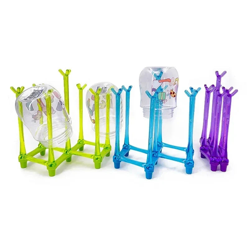 Glass Drying Stand – Plastic Cup Holder Rack | Kitchen Glass Organizer & Drain Stand