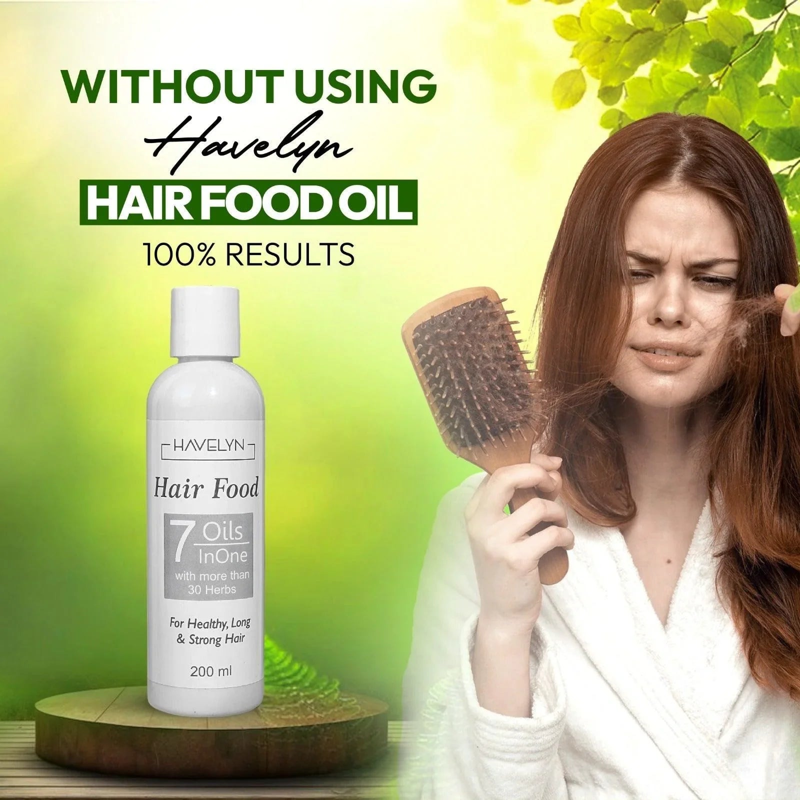 Hair Food Oil – 7 Oils in 1 Herbal Hair Growth Oil