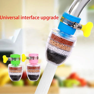 Stone Faucet Water Filter – Multi Layer Tap Filter | Clean & Purify Kitchen Water (Universal Fit)