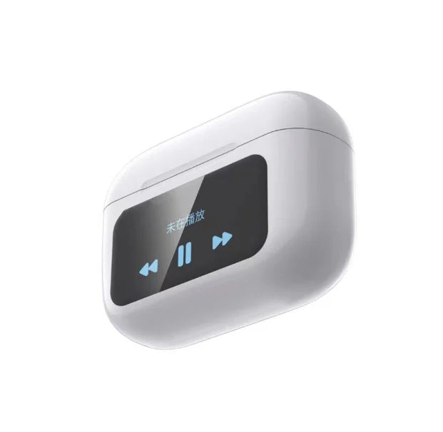 A9 Smart Tactile Wireless Earbuds – Touch Screen Display, Noise Reduction & Bluetooth