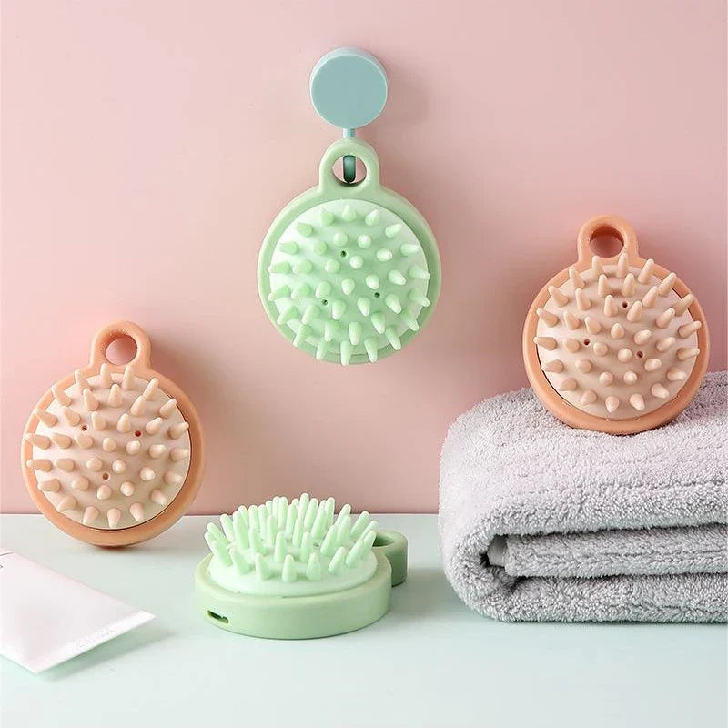 Pack of 2 Silicone Scalp Massage Shampoo Brush – Soft Hair & Scalp Cleaner