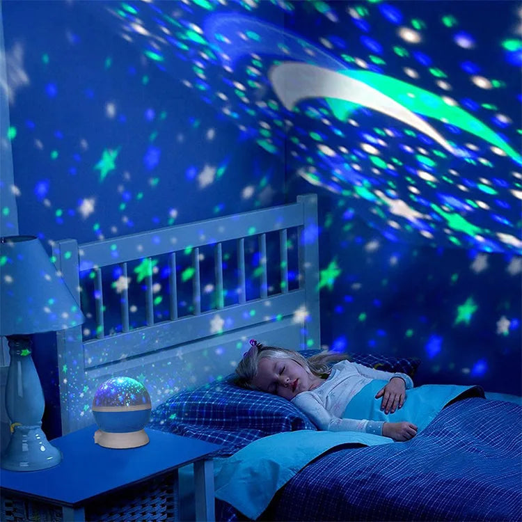Star Master Galaxy Projector – LED Night Light with Star & Moon Projection (Multicolor)