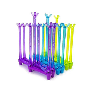 Glass Drying Stand – Plastic Cup Holder Rack | Kitchen Glass Organizer & Drain Stand