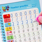 Children Writing Practice Book for Kids – Reusable Magic Copybook Set