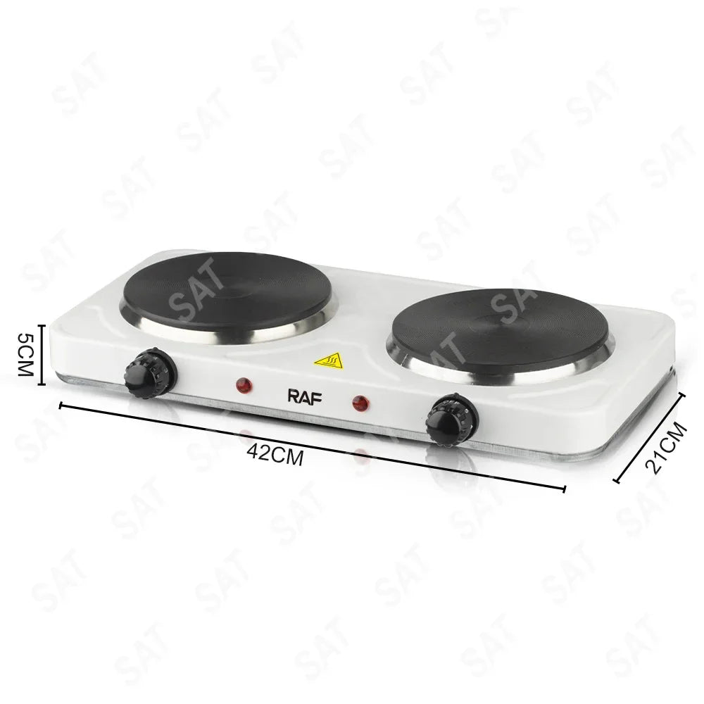 Electric Stove – 2000W Dual Burner Hot Plate | Portable Cooking Stove