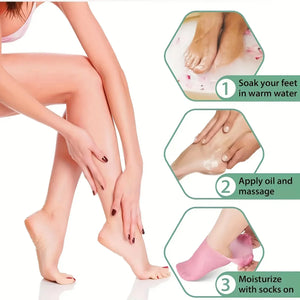 Silicone Gel Heel Socks – Crack Heel Repair & Moisturizing Foot Care Socks