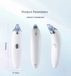 Derma Suction Blackhead Remover – Electric Pore Cleaner Vacuum with Adjustable Suction