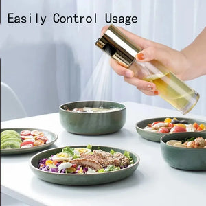 Oil Spray Bottle – Refillable Cooking Oil Sprayer | Kitchen BBQ Olive Oil Dispenser