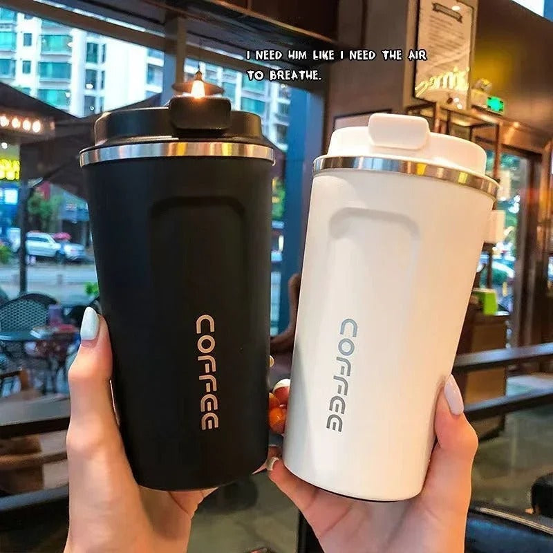 Simple Travel Coffee Mug – Leakproof Insulated Coffee Cup (Hot & Cold)