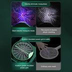 Foldable Mosquito Killer Racket with UV Light – Rechargeable Electric Swatter