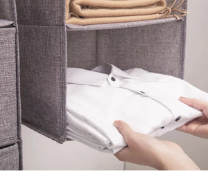 5 Layer Hanging Almari Organizer – Foldable Closet Storage Bag