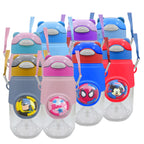 Fancy Style Mighty 3D Cartoon School Bottle – Kids Straw Water Bottle (Leakproof)