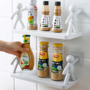Floating Wall Shelf for Bedroom – Modern Storage Rack (No Drill, Space Saving Design)