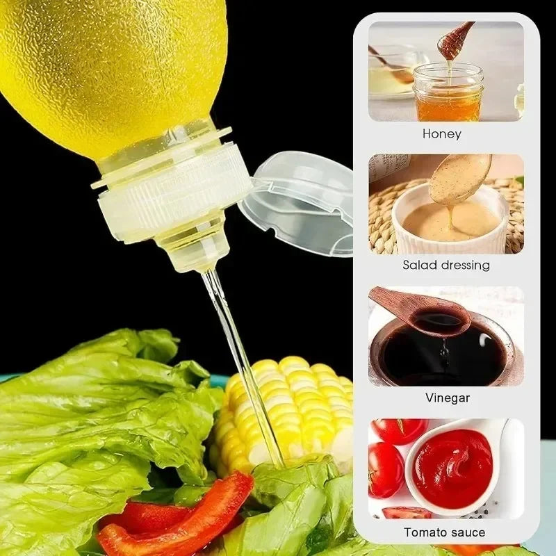 Pack of 2 Oil & Sauce Dispenser Bottle – Leak Proof Kitchen Oil Pour Bottle