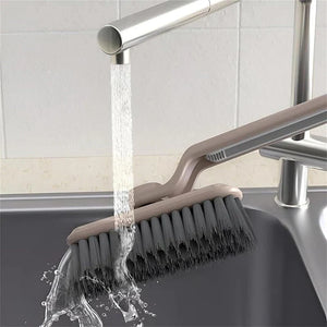 (Pack of 2) 3-in-1 Gap Cleaning Brush – V-Shaped Tile & Corner Scrubber
