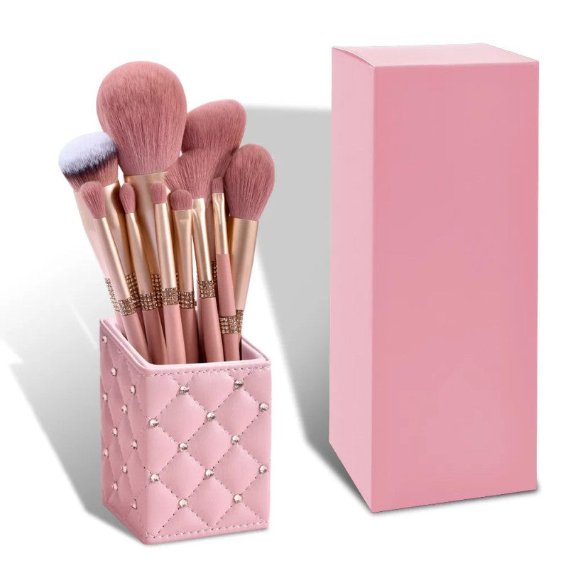 BH Cosmetics 12pcs Makeup Brush Set with Bucket Holder – Super Soft Professional Cosmetic Brushes Kit