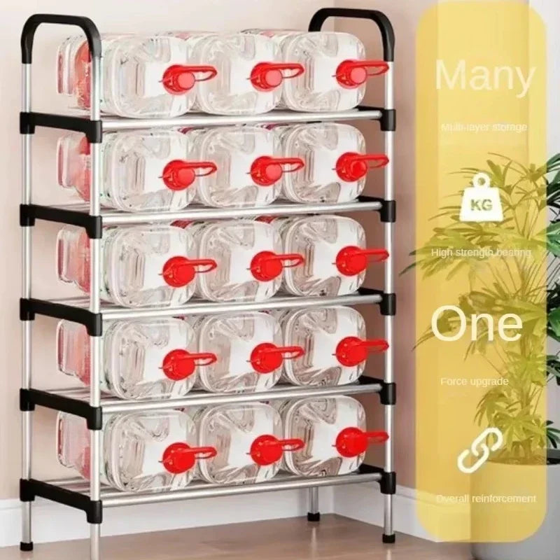6 Layer Steel Shoe Rack – Heavy Duty Multi-Tier Shoe Organizer