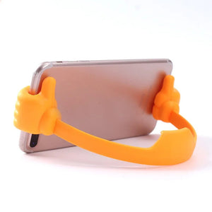 Thumbs-Up Mobile Stand – Cute Flexible Phone Holder for Desk
