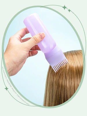 Oil Comb Bottle – Hair Oil Applicator Comb Bottle (Mess-Free & Easy Use)
