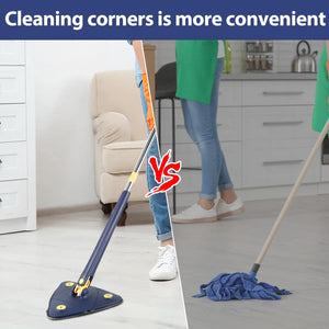 Triangle 360° Mop Refill Pad – Microfiber Replacement Head for Corner Mop