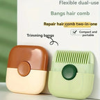 2-in-1 Hair Cutting Comb – Safe Hair Trimming Comb with Blade | Easy Home Haircut Tool