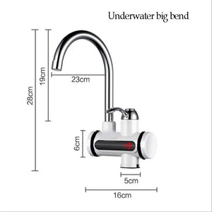Instant Electric Faucet Water Heater – 3 Second Hot Water Tap with Digital Display