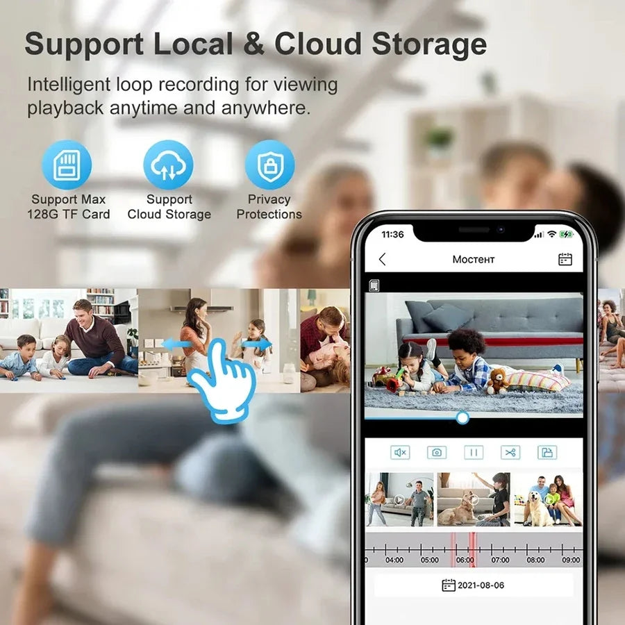 WiFi Bulb Camera 360° – HD Security Camera with Mobile App
