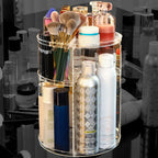 Diamond Cut Makeup Organizer (10 Inch) – 360° Rotating Cosmetic Storage Box