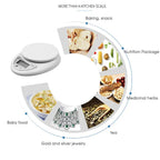Digital Kitchen Weight Scale with Bowl – Accurate Food & Baking Scale