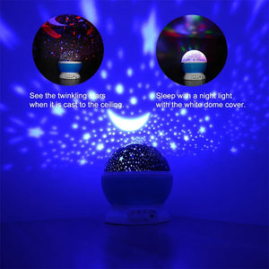 Star Master Galaxy Projector – LED Night Light with Star & Moon Projection (Multicolor)