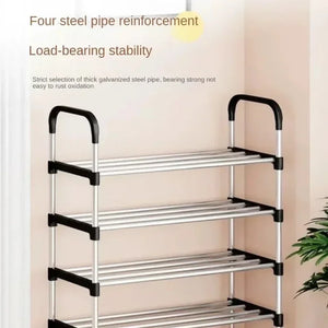 6 Layer Steel Shoe Rack – Heavy Duty Multi-Tier Shoe Organizer