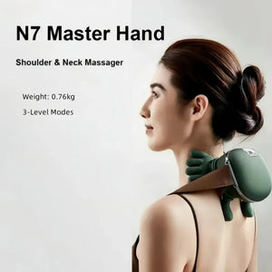 Neck & Shoulder Massager – Electric Shiatsu Massage Device with Heat Therapy