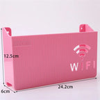 Wall Mounted WiFi Router Storage Box – Cable Organizer & Router Shelf