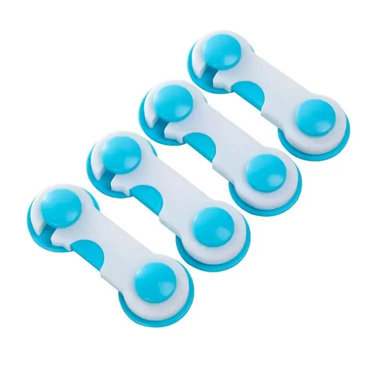 Pack of 3 Child Safety Lock (Blue) – Multi-Purpose Cabinet & Drawer Lock | Baby Safety Protector