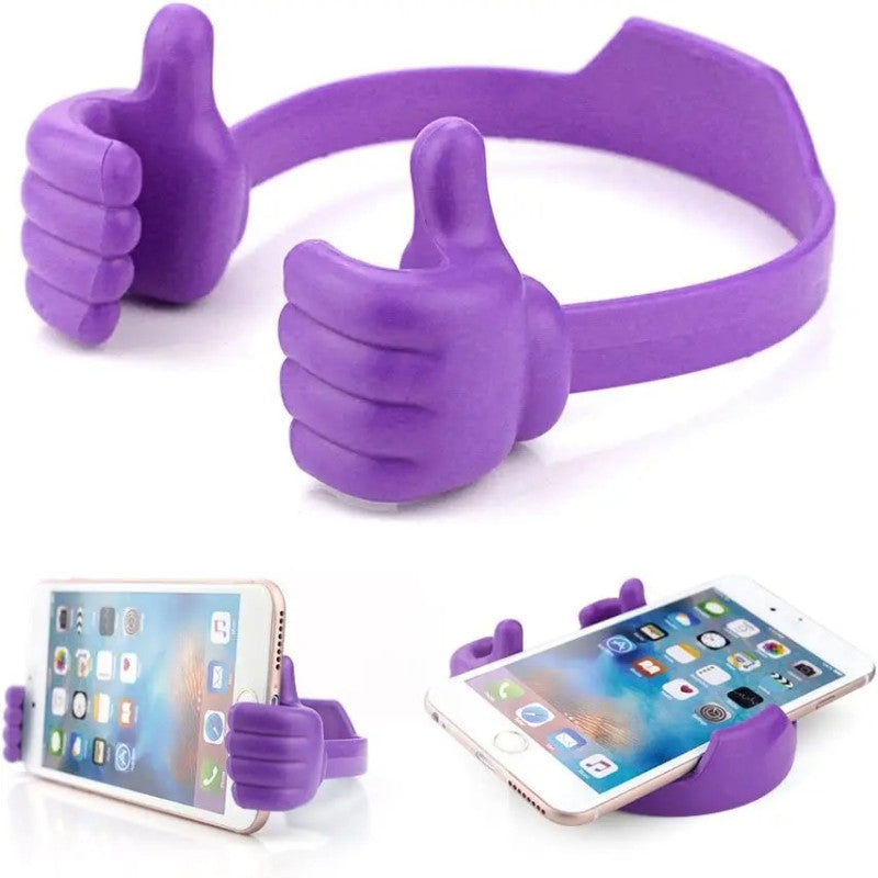 Thumbs-Up Mobile Stand – Cute Flexible Phone Holder for Desk