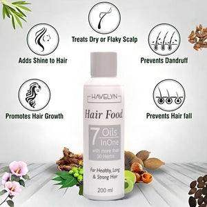 Hair Food Oil – 7 Oils in 1 Herbal Hair Growth Oil