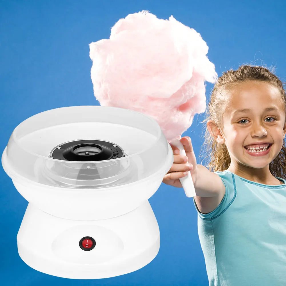 Electric Cotton Candy Machine – Mini Sugar Floss Maker for Kids & Parties