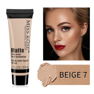 Miss Rose Matte Foundation – Long Lasting Full Coverage Liquid Foundation