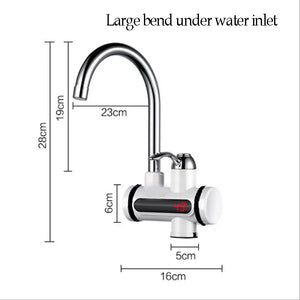 Instant Electric Faucet Water Heater – 3 Second Hot Water Tap with Digital Display