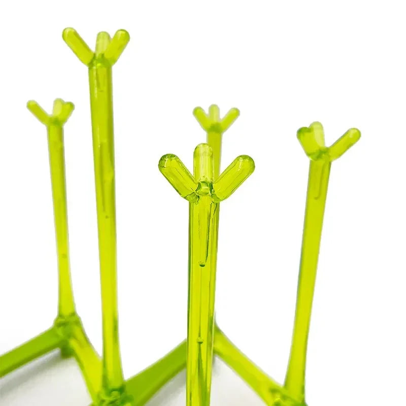 Glass Drying Stand – Plastic Cup Holder Rack | Kitchen Glass Organizer & Drain Stand