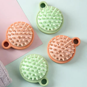 Pack of 2 Silicone Scalp Massage Shampoo Brush – Soft Hair & Scalp Cleaner