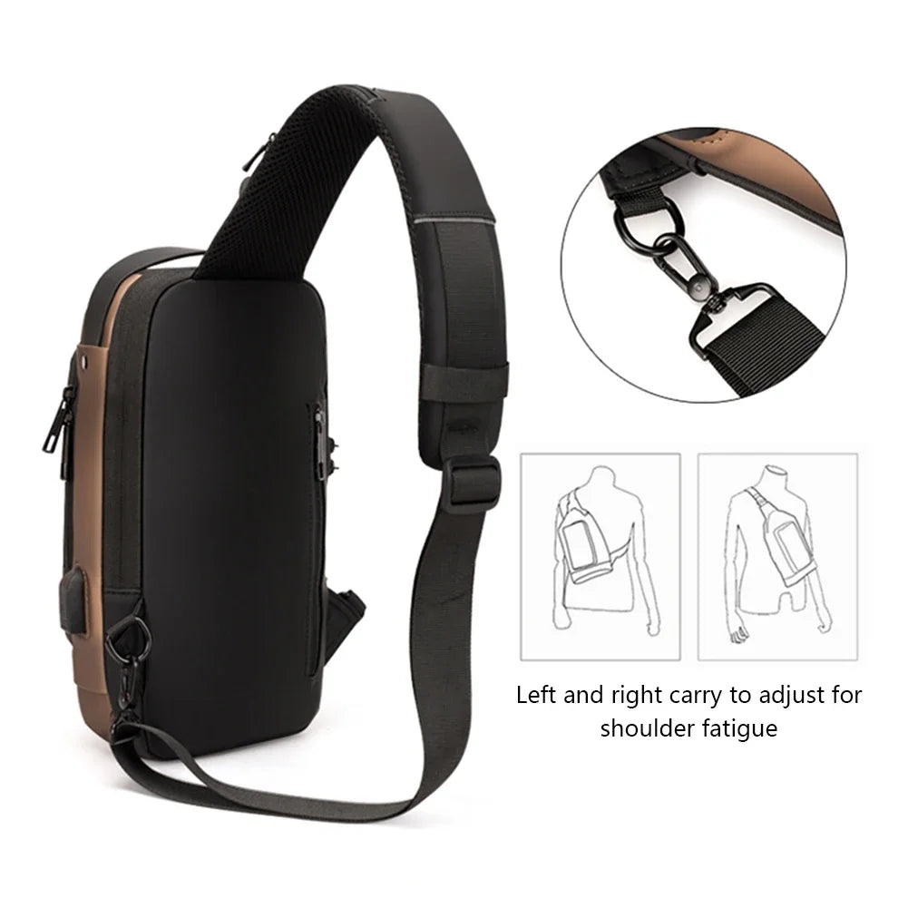 Black bag cross shoulder Fashion Sport Bag