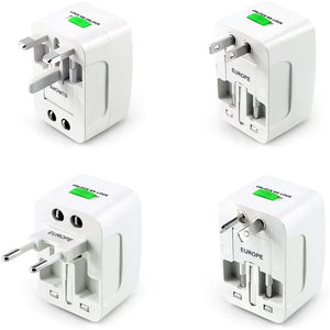 Universal Travel Adapter with USB Charging Ports – Worldwide Plug Converter | Fast Charging Multi Plug