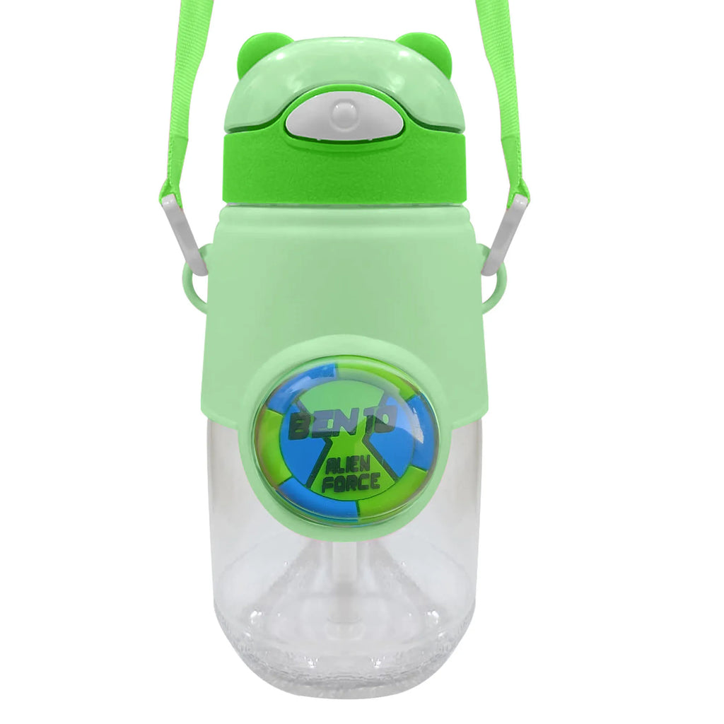 Fancy Style Mighty 3D Cartoon School Bottle – Kids Straw Water Bottle (Leakproof)