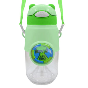 Fancy Style Mighty 3D Cartoon School Bottle – Kids Straw Water Bottle (Leakproof)