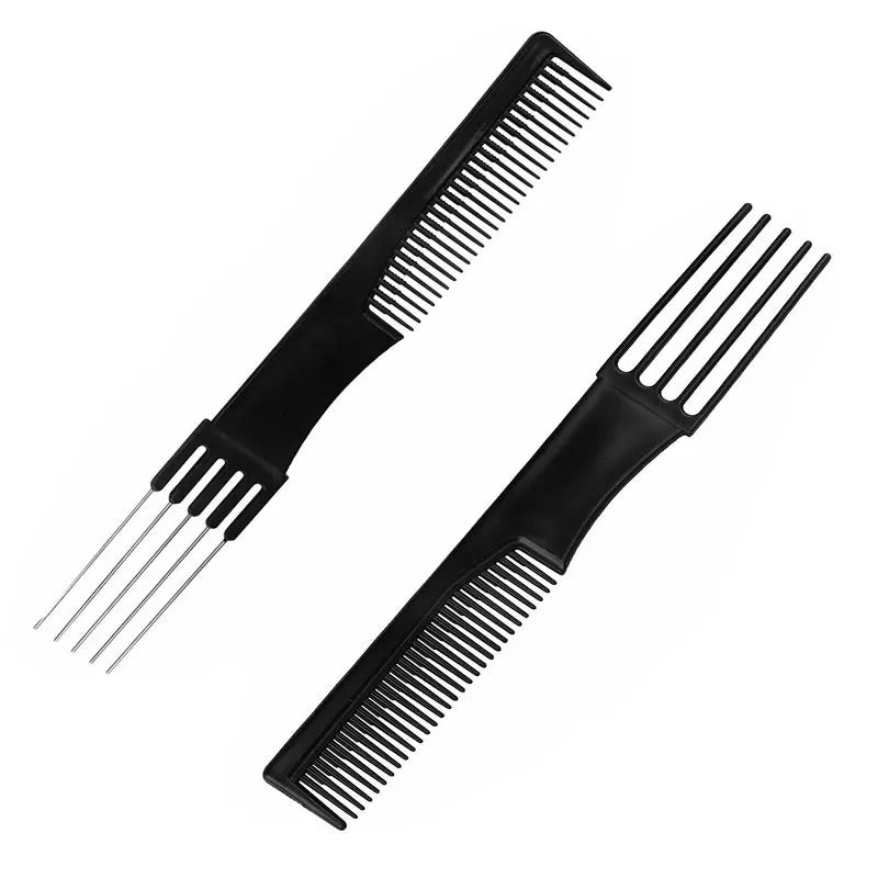 Hair Styling Tool Set (10 PCS) – Professional Combs Kit for Cutting, Styling & Sectioning