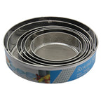 6 Pcs Fine Mesh Flour Sifter Set – Stainless Steel Baking Sieves